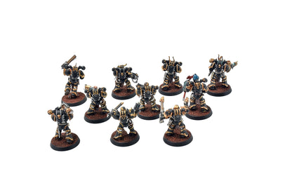 CHAOS SPACE MARINES 10 Chaos Space Marines #1 PRO PAINTED 40k