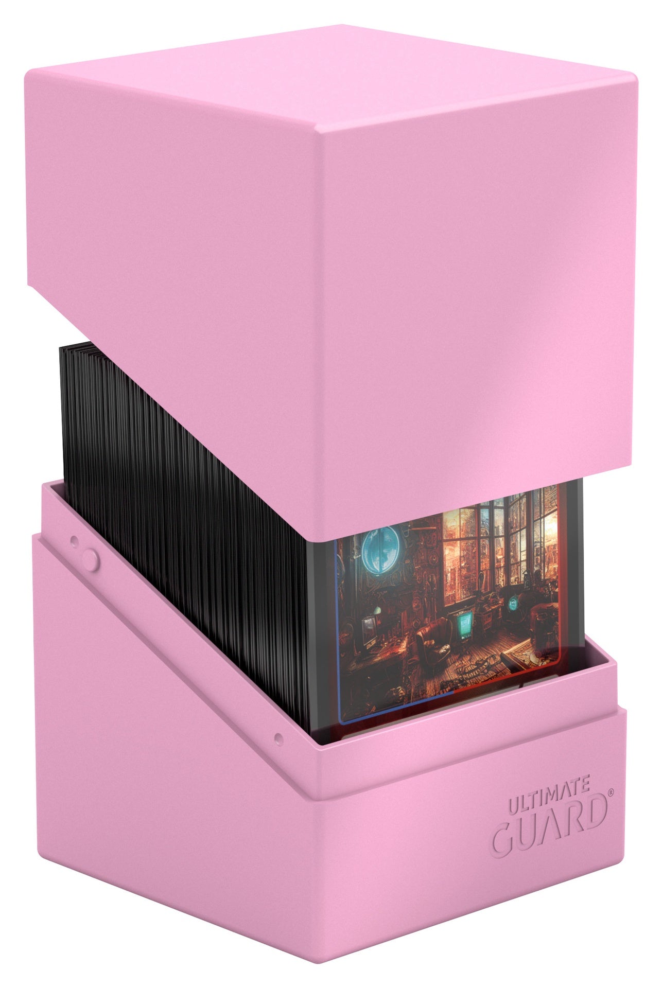 Ultimate Guard Deck Case Boulder 100+ Pastel Solid Candy Pink