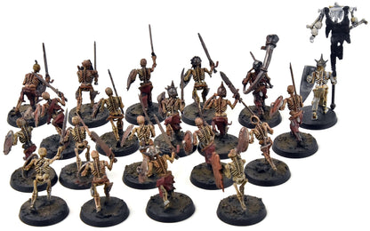 SOULBLIGHT GRAVELORD 20 Deathrattle Skeletons #1 Sigmar WELL PAINTED