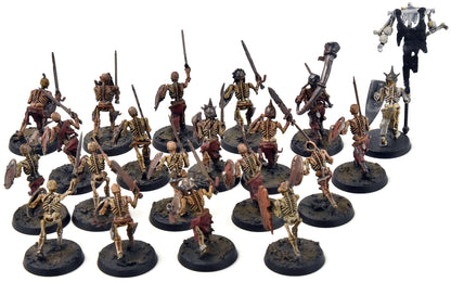 SOULBLIGHT GRAVELORD 20 Deathrattle Skeletons #1 Sigmar WELL PAINTED
