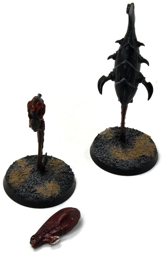 TYRANIDS 2 Zoanthropes #1 METAL missing carapace Warhammer 40K