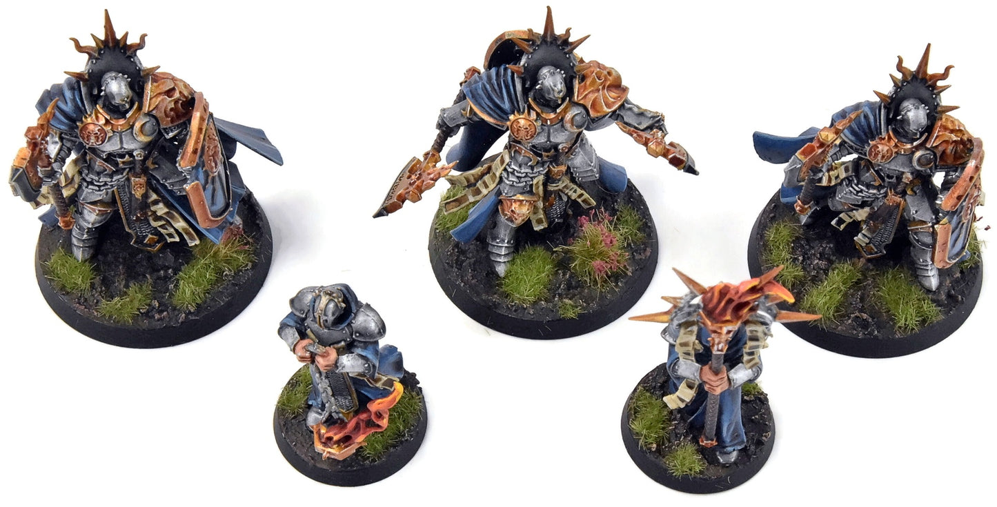 STORMCAST ETERNALS 3 Reclusians with 2 Memorians PRO PAINTED Warhammer Sigmar