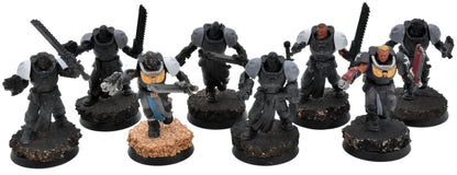 SPACE MARINES 8 Black Templars Primaris Crusader Squad #1 Warhammer 40K