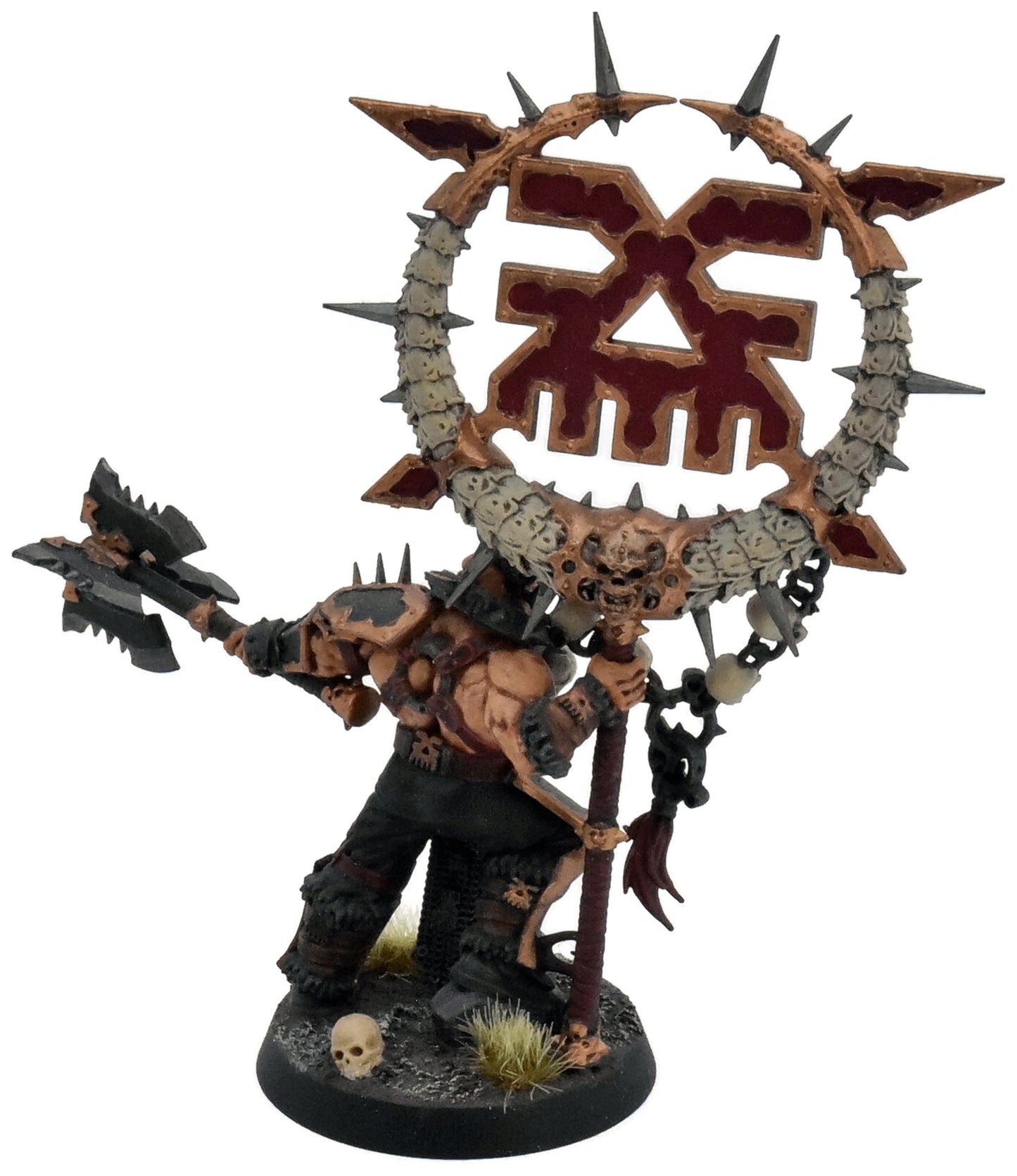 BLADES OF KHORNE Bloodsecrator #1 Warhammer Sigmar  WELL PAINTED
