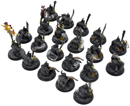 GLOOMSPITE GITZ 20 Stabbas #1 WELL PAINTED Warhammer Sigmar