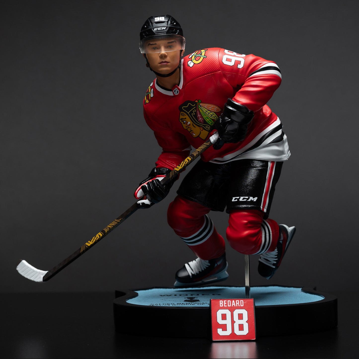 NHL 1 -6th Resin Statue - Connor Bedard (Chicago Blackhawks)