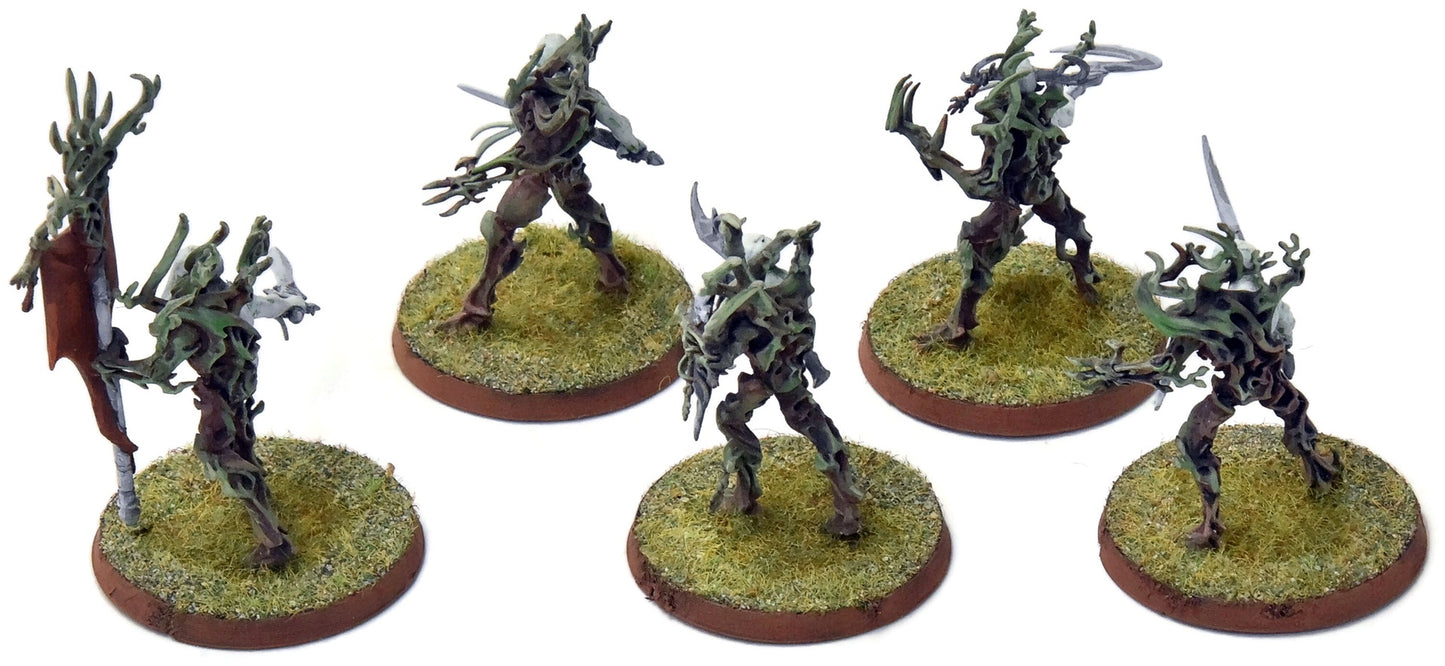 SYLVANETH 5 Tree Revenants #1 WELL PAINTED Sigmar