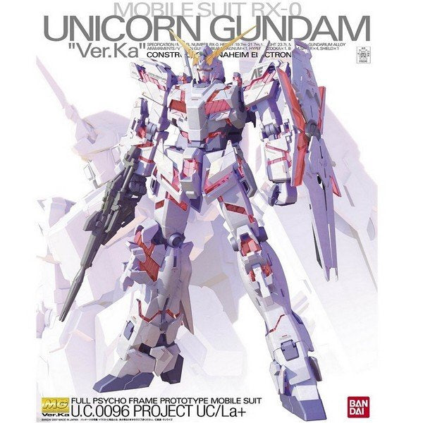 Bandai MG Unicorn Gundam (Ver. Ka) Gundam Unicorn