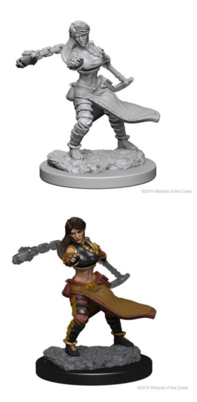 D&D Unpainted Minis Wv1 Human Female Monk