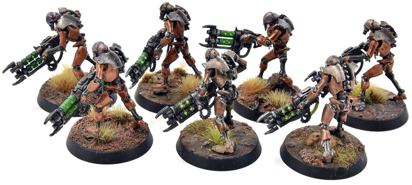 NECRONS 7 Warriors #7 WELL PAINTED Warhammer 40K