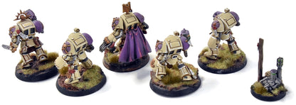 SPACE MARINES 5 Terminators #2 WELL PAINTED Warhammer 40K