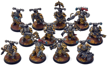CHAOS SPACE MARINES 12 Chaos Legionnaries #2 Some Converted Warhammer 40K