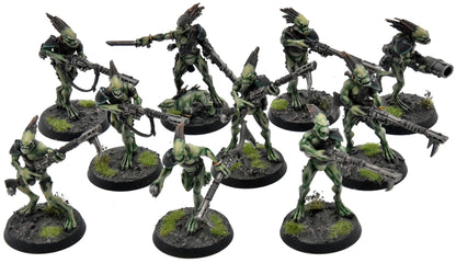 TAU EMPIRE 10 Kroot Carnivores COMMISSION PRO PAINTED Warhammer 40K