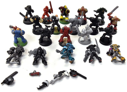SPACE MARINES 20 Tactical Marines #5 various missing bits Warhammer 40K