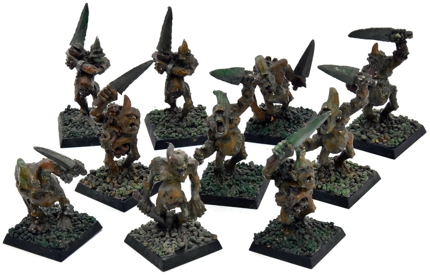 CHAOS DAEMONS 10 Plaguebearers #1 METAL Classic Fantasy