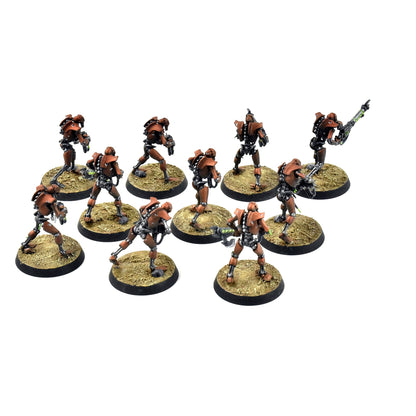 NECRONS 10 Warriors #2 WELL PAINTED Warhammer 40K 3664