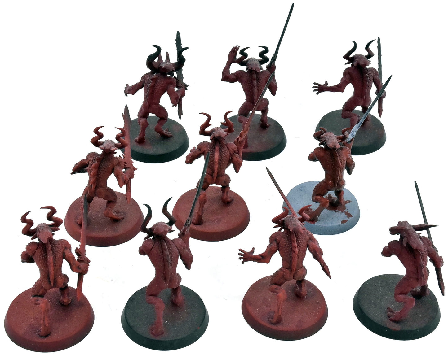 BLADES OF KHORNE 10 Bloodletters Of Khorne #1 Warhammer Sigmar 3739