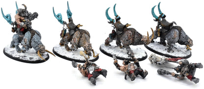 STORMCAST ETERNALS 4 Mournfang Pack #1 WELL PAINTED Warhammer Sigmar