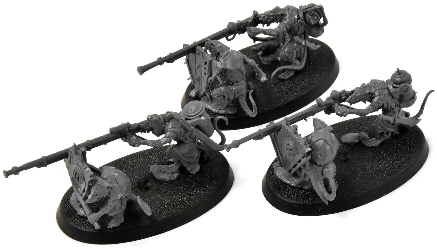 SKAVEN 3 Warplock Jezzails #1 Warhammer Sigmar Skaventide