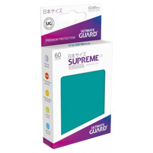 Ultimate Guard Sleeves Supreme Ux Small Petrol Blue 60Ct