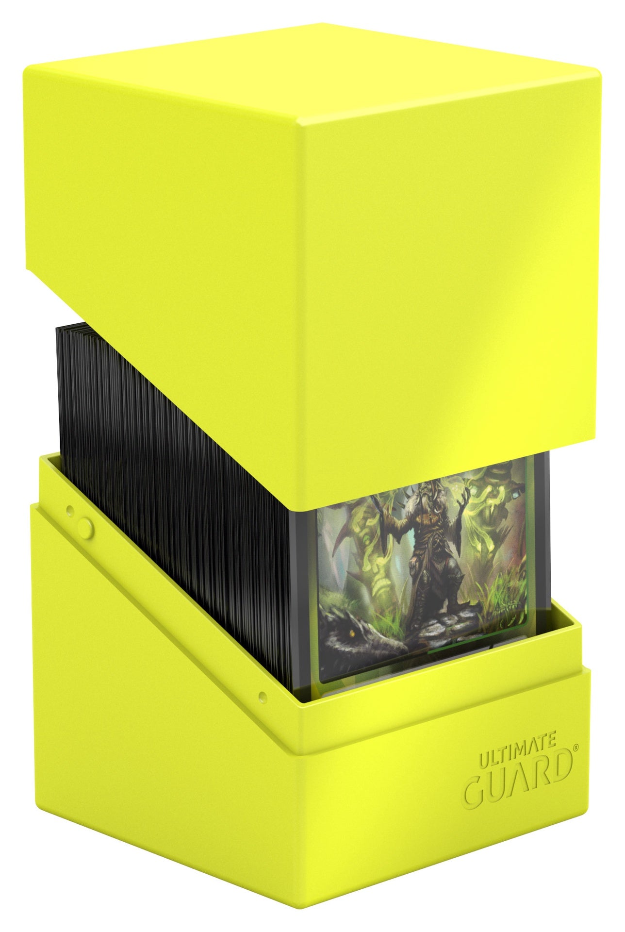 Ultimate Guard Deck Case Boulder 100+ Neon Yellow