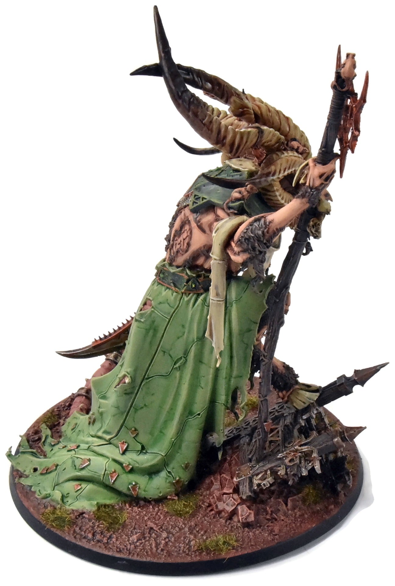 SKAVEN Vizzik Skour, Prophet of The Horned Rat #1 COMMISSION PRO PAINTED Sigmar 4137