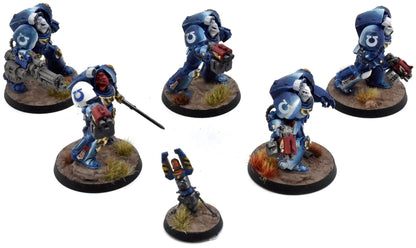SPACE MARINES 5 Terminator Squad #2 WELL PAINTED Warhammer 40K