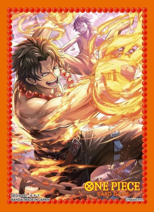 Bandai One Piece Trading Card Supplies - Card Sleeves - Portgas.D.Ace (70 Sleeves)