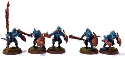 SERAPHON 10 Saurus Warriors #1 PRO PAINTED Sigmar