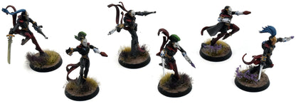 HARLEQUINS 6 Harlequin Troupes #2 WELL PAINTED Warhammer 40K