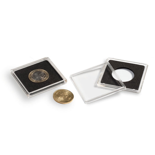 Square Coin Capsules Quadrum Inner Diameter 39 MM