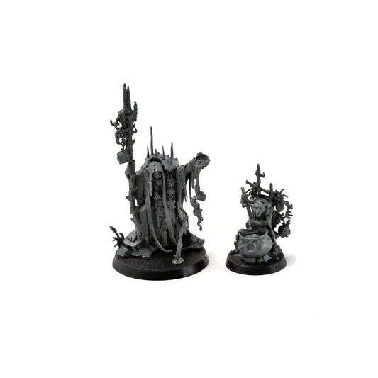 ORRUK WARCLANS Swampcalla Shaman & Pot-grot #1  Sigmar Dominion