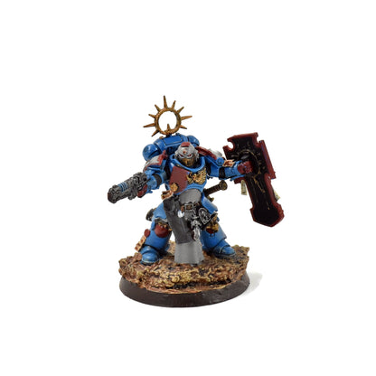SPACE MARINES Primaris Captain indomitus #1 WELL PAINTED 40K Lieutenant