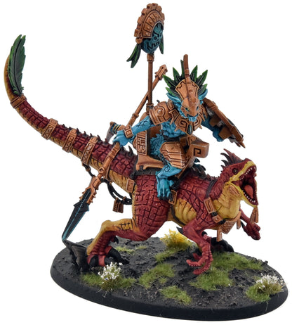 SERAPHON Saurus Scar Veteran On Aggradon #1 COMMISSION PRO PAINTED Sigmar