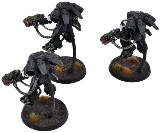 SPACE MARINES 3 Raven Guard Primaris Inceptors #2 WELL PAINTED Warhammer 40K