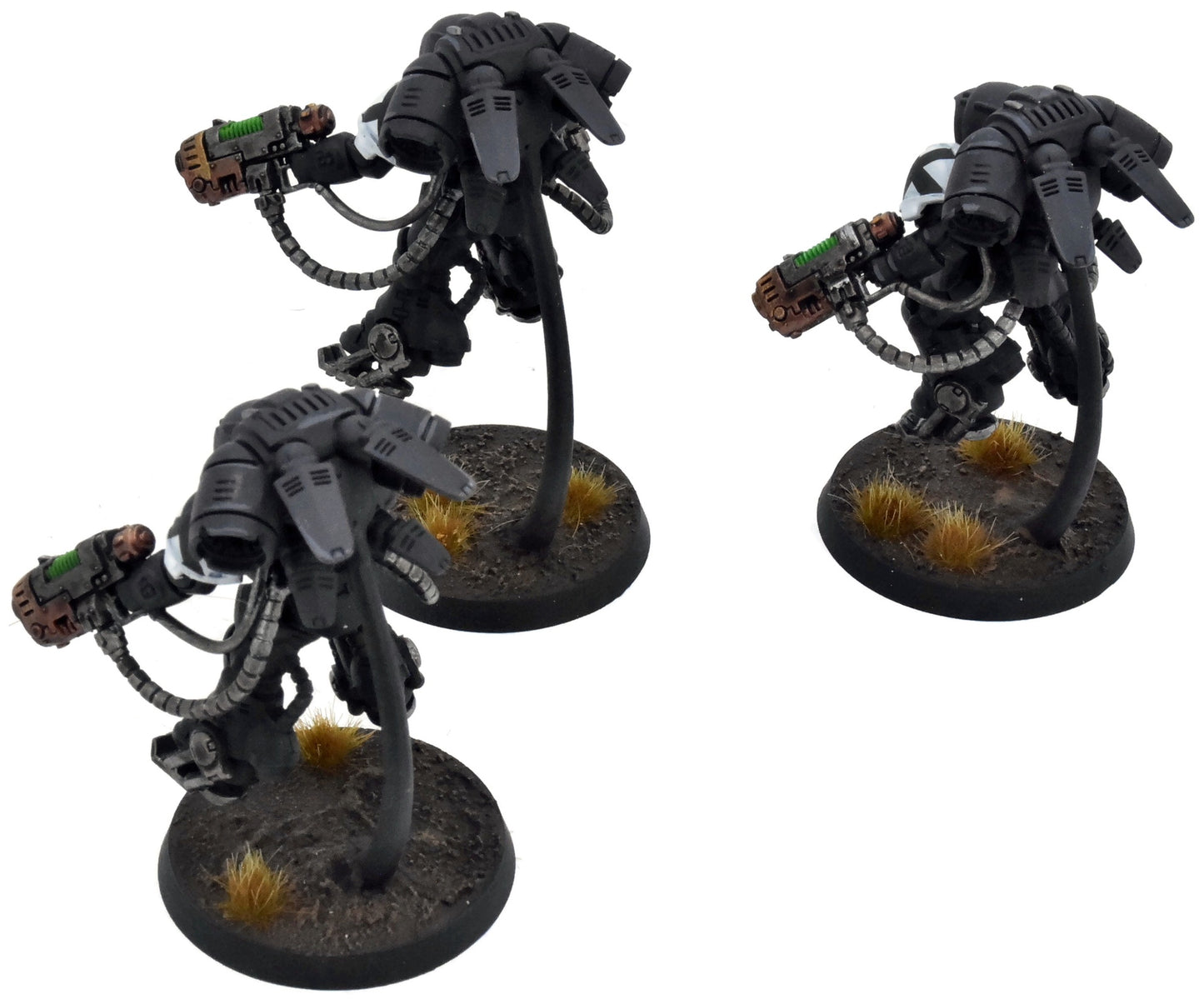 SPACE MARINES 3 Raven Guard Primaris Inceptors #2 BIEN PEINTS Warhammer 40K