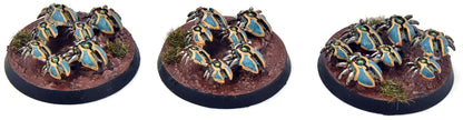 NECRONS 3 Scarab Swarms #2 WELL PAINTED Warhammer 40K 5141