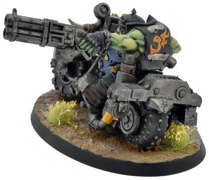 ORKS Ork Warbiker Boss #1 PRO PAINTED Warhammer 40K