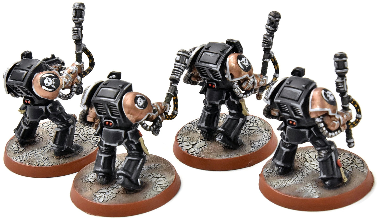 SPACE MARINES 4 Terminators #2 PRO PAINTED Warhammer 40K Terminator Squad