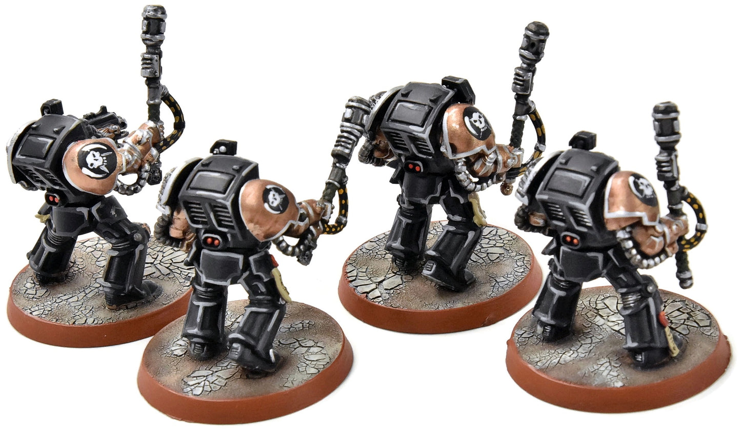 SPACE MARINES 4 Terminators #2 PRO PAINTED Warhammer 40K Terminator Squad