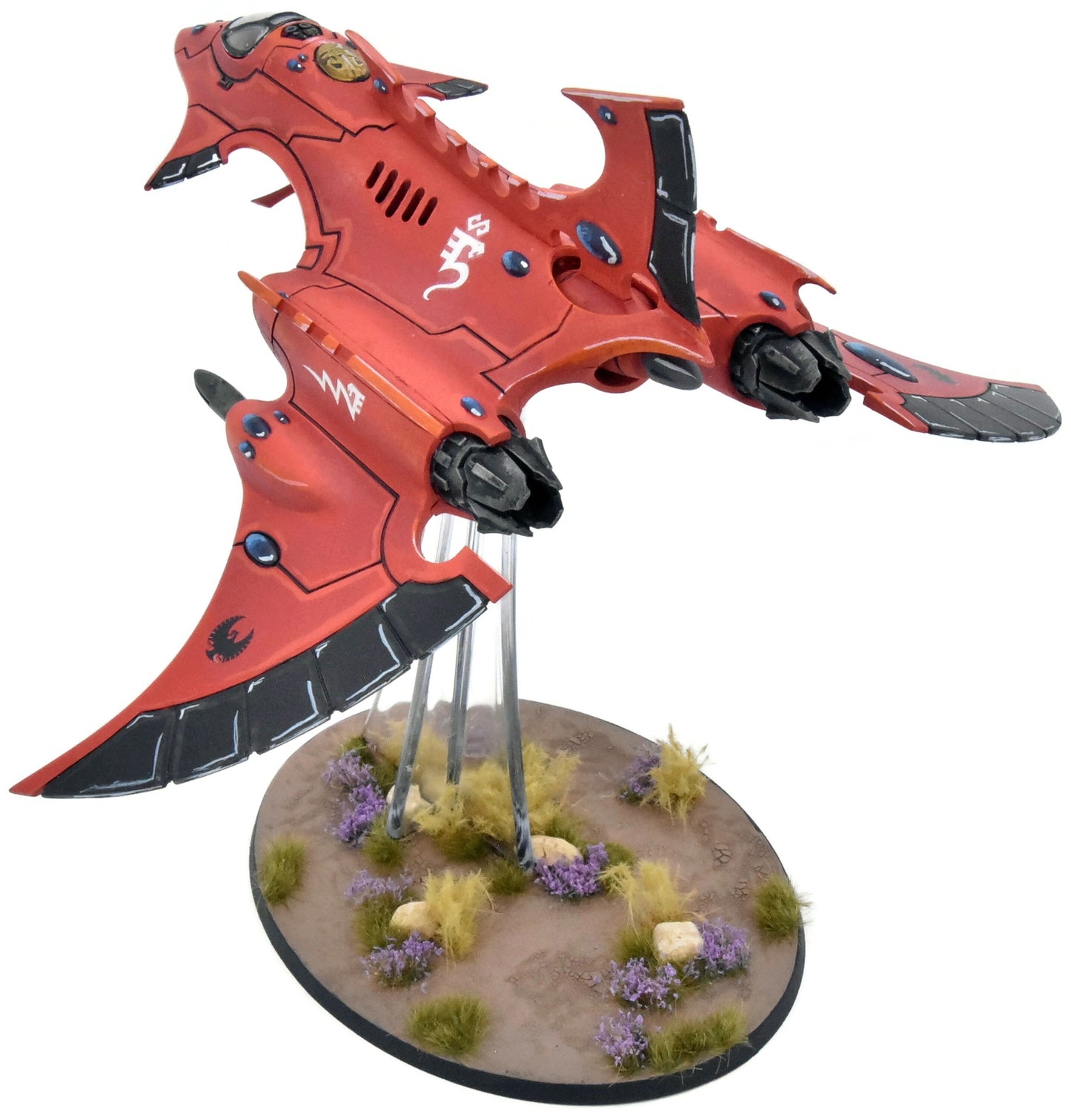 ELDAR Hemlock Wraithfighter #1 WELL PAINTED Warhammer 40K