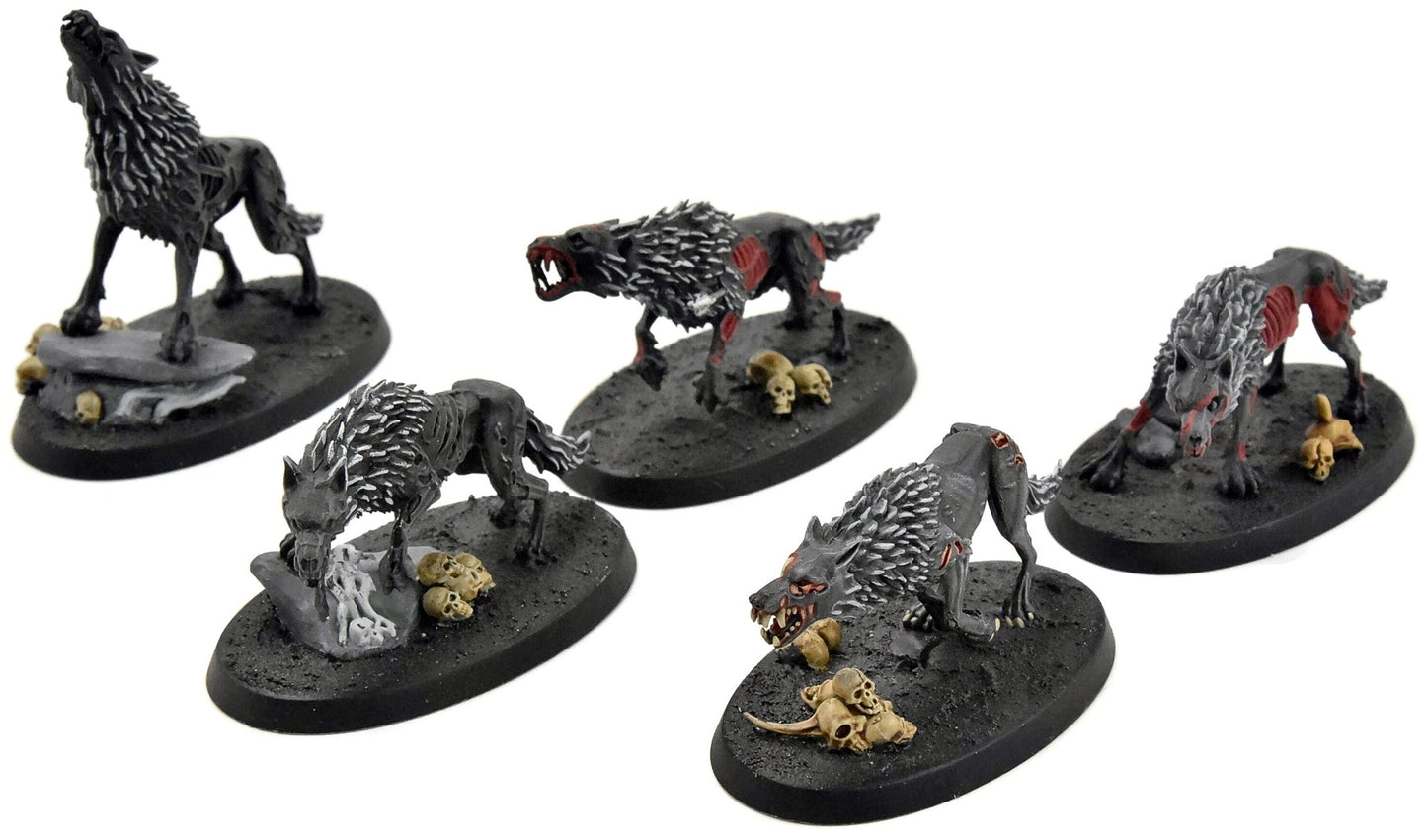 SOULBLIGHT GRAVELORDS Dire Wolves #1 WELL PAINTED Sigmar