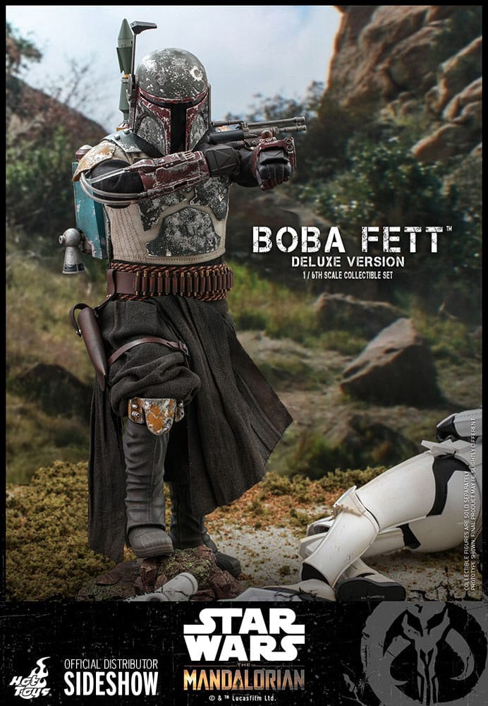 Boba Fett™ (Deluxe Version) Sixth Scale Figure Set by Hot Toys