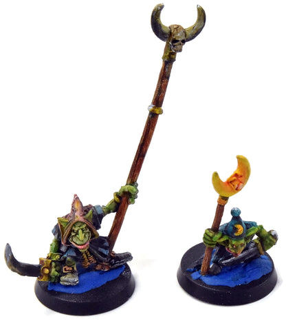 ORCS AND GOBLINS 2 Night Goblin Shaman Classic #4 METAL Warhammer Fantasy