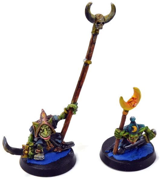 ORCS AND GOBLINS 2 Night Goblin Shaman Classic #4 METAL Warhammer Fantasy