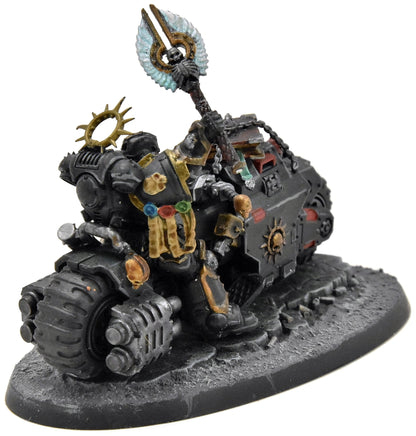 DEATHWATCH Primaris Chaplain on Bike #1 WELL PAINTED Warhammer 40K