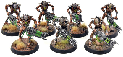 NECRONS 7 Warriors #7 WELL PAINTED Warhammer 40K