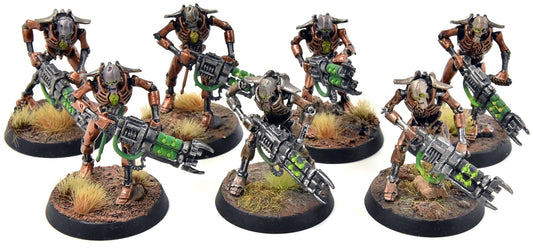 NECRONS 7 Warriors #7 WELL PAINTED Warhammer 40K