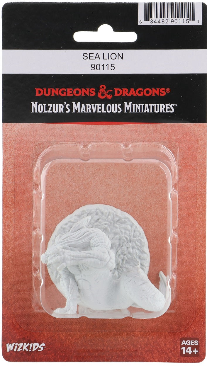 Figurines non peintes D&amp;D Wv23 Lion de mer