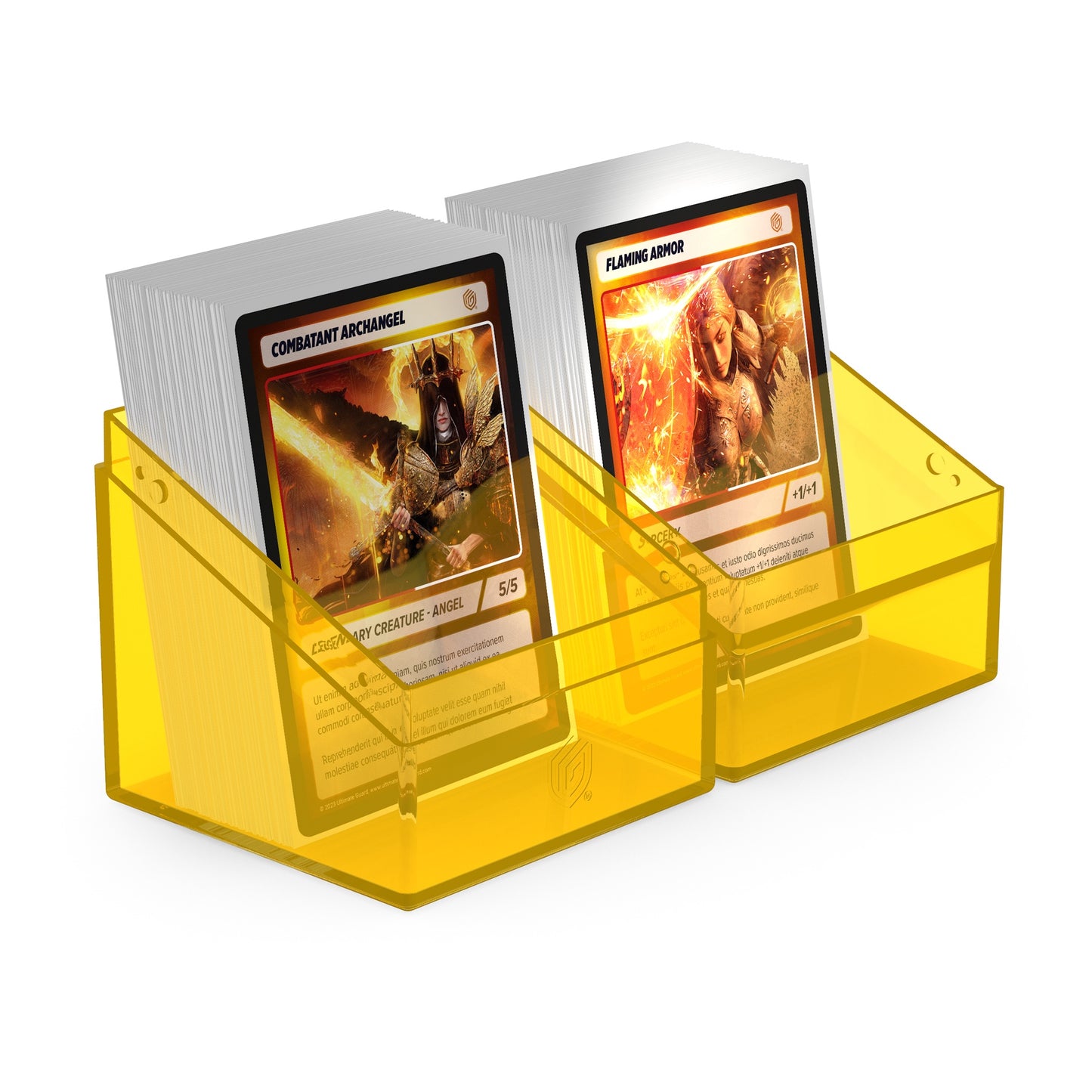 Ultimate Guard Deck Case Boulder 100+ Clear Amber